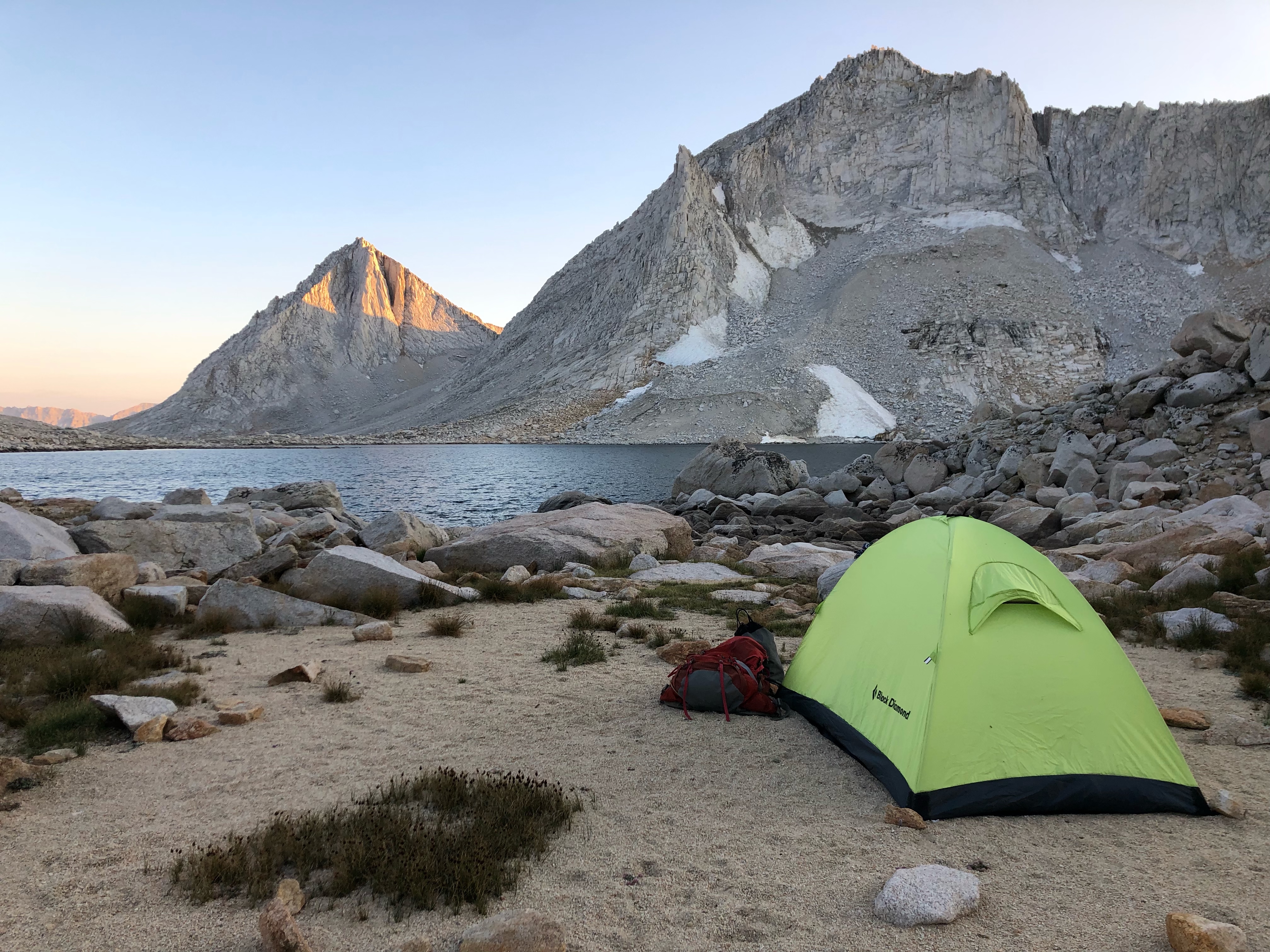 BlackDiamondFirstLightbelowMerriamPeak