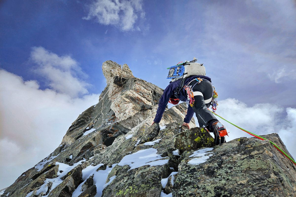 Rain Pants (alpine climbing in the Arc'teryx Beta AR Pants)
