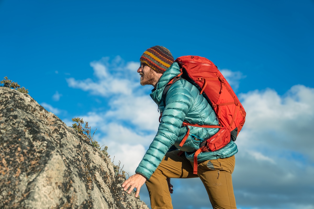 Testing the Himali Accelerator Men's Down Jacket in the Winds