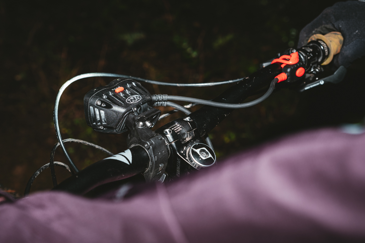 Bike lights (back of NiteRider Pro 4200 Enduro)