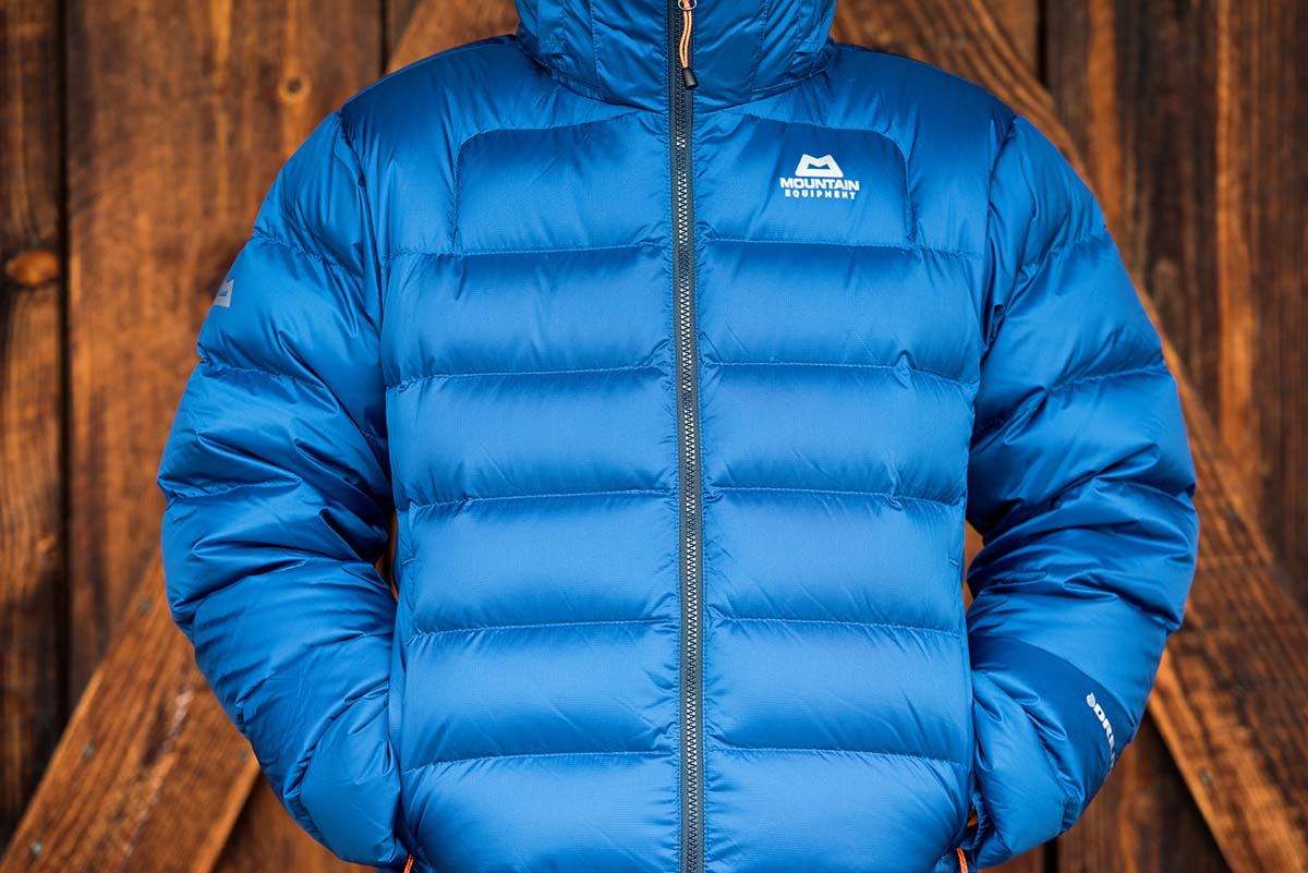 A close up of the Mountain Equipment Lightline jacket