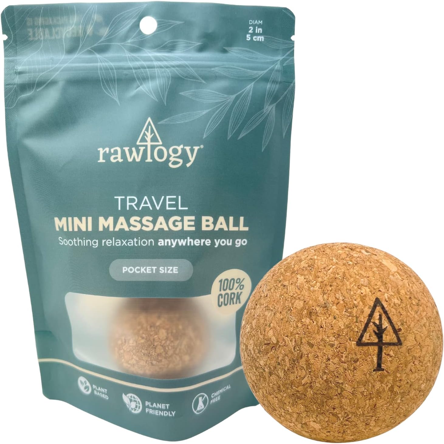 A stock image of Rawlogy cork massage balls as a runner's gift guide idea