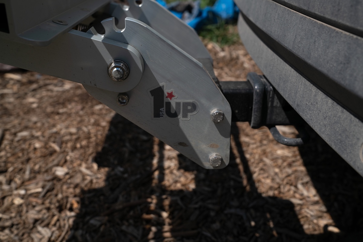 Super Duty hitch closeup