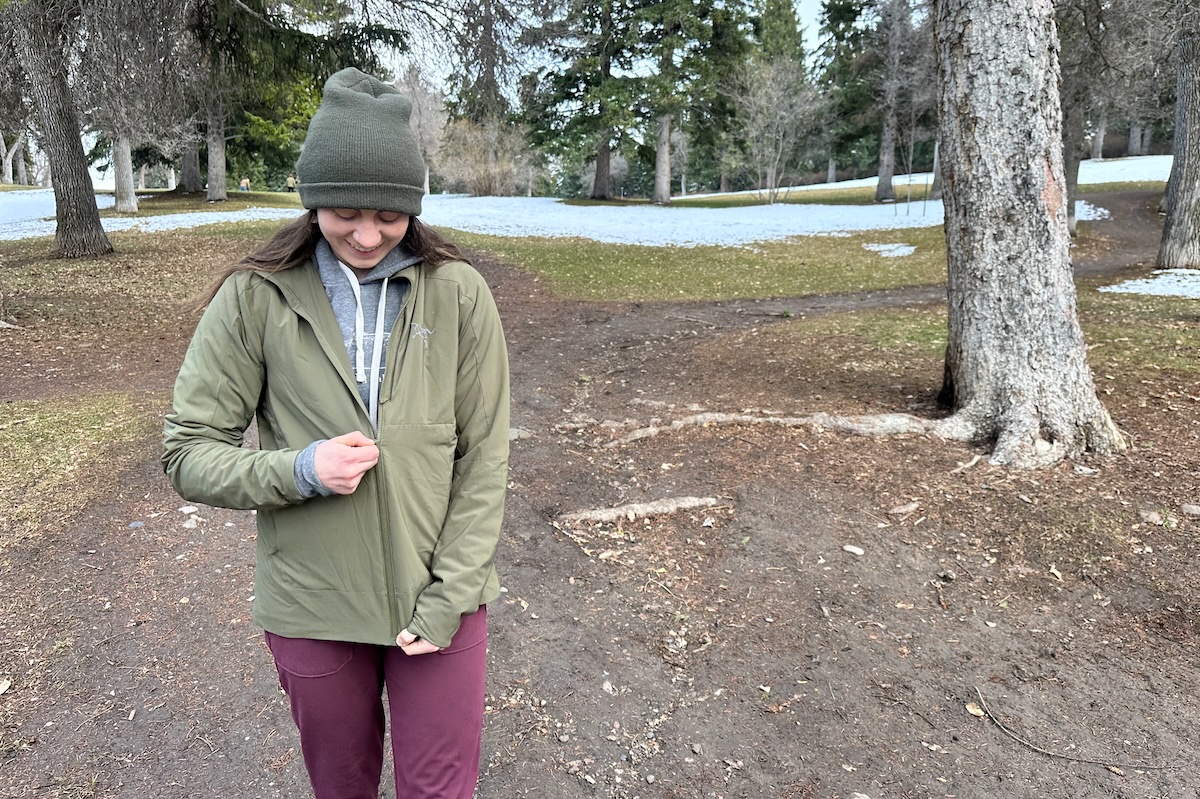 allium jacket review - shoulder season 