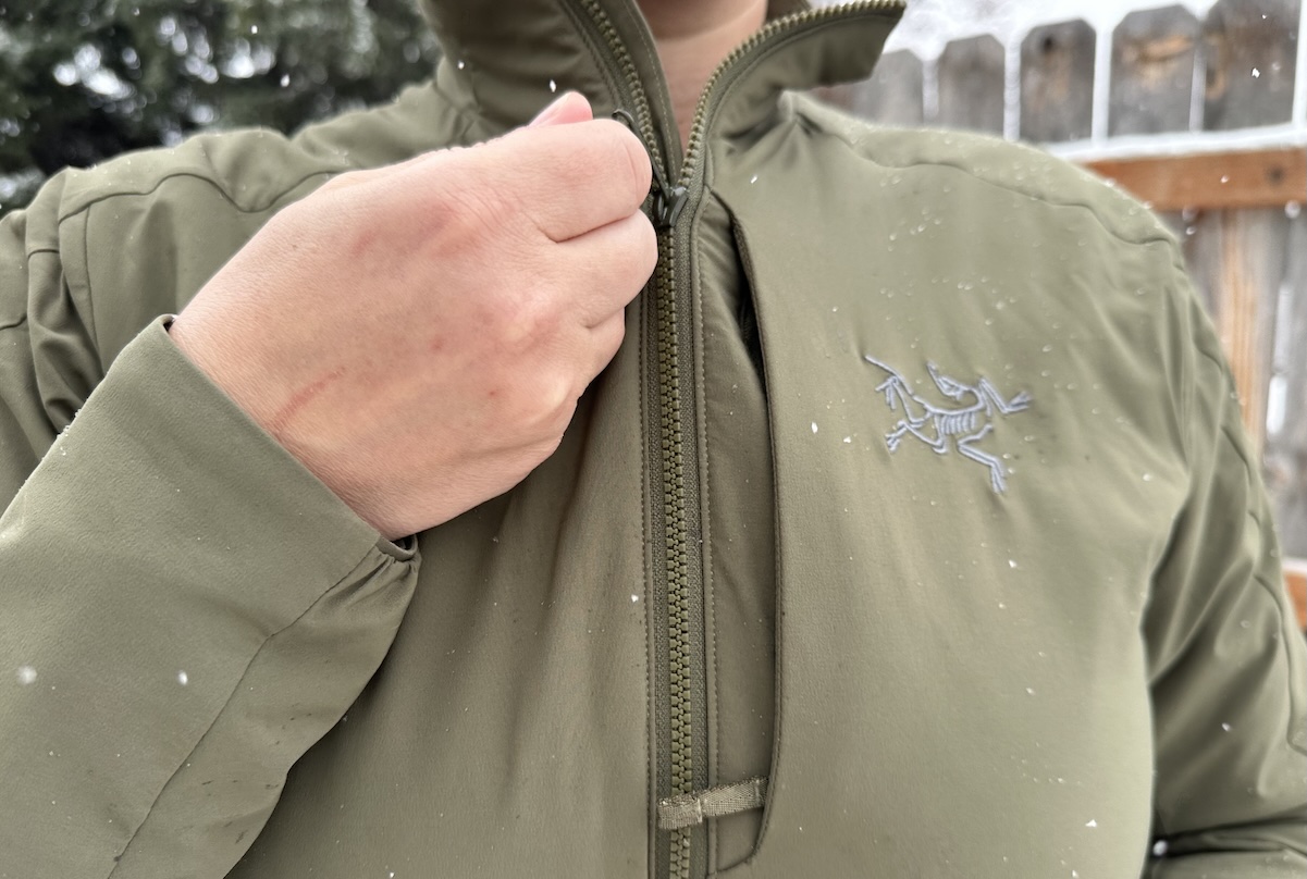 arc'teryx allium insulated jacket review - full zip