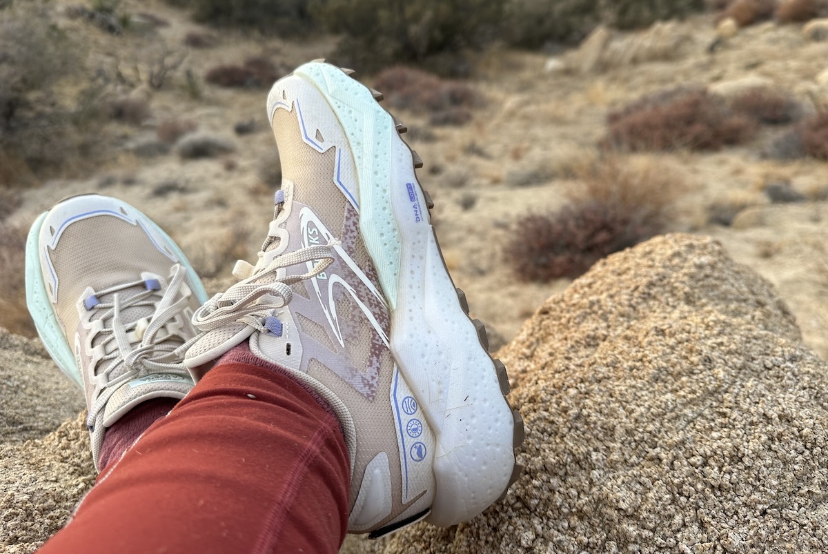 Brooks Caldera review - shoes side view 