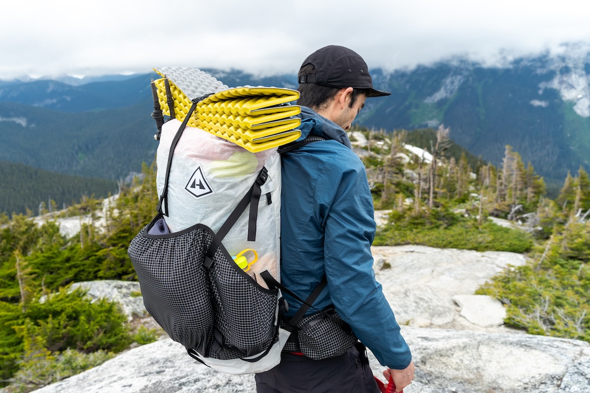 Closeup of the hipbelt of the Southwest 55