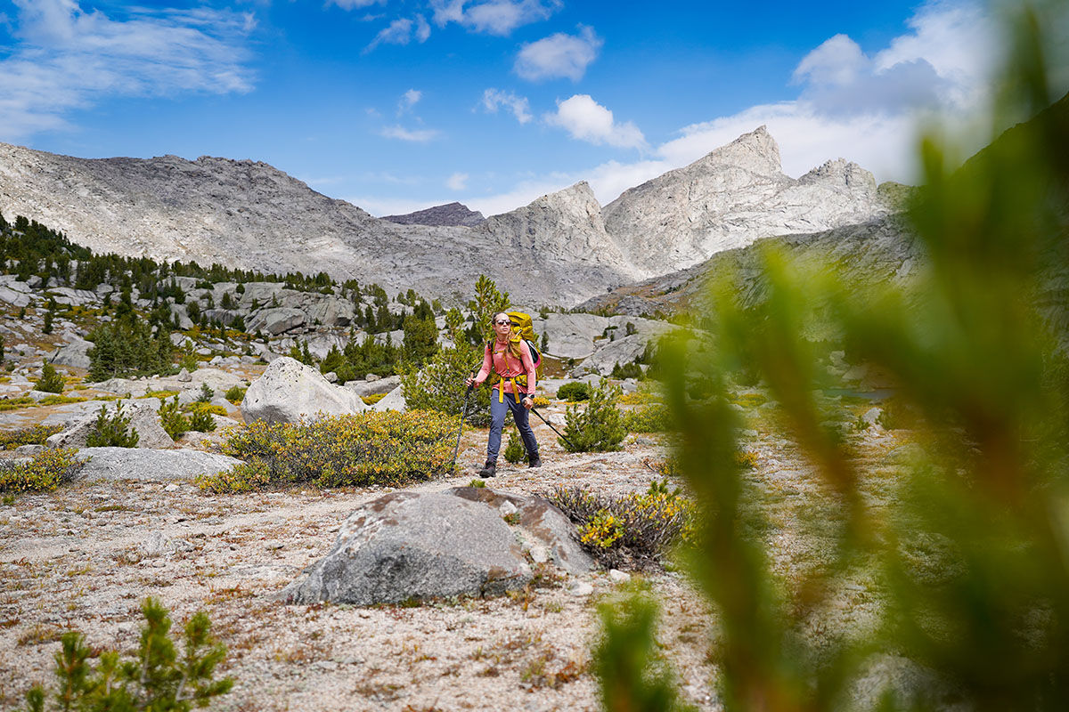 La Sportiva TX4 Evo Mid GTX boots (wide shot while backpacking)