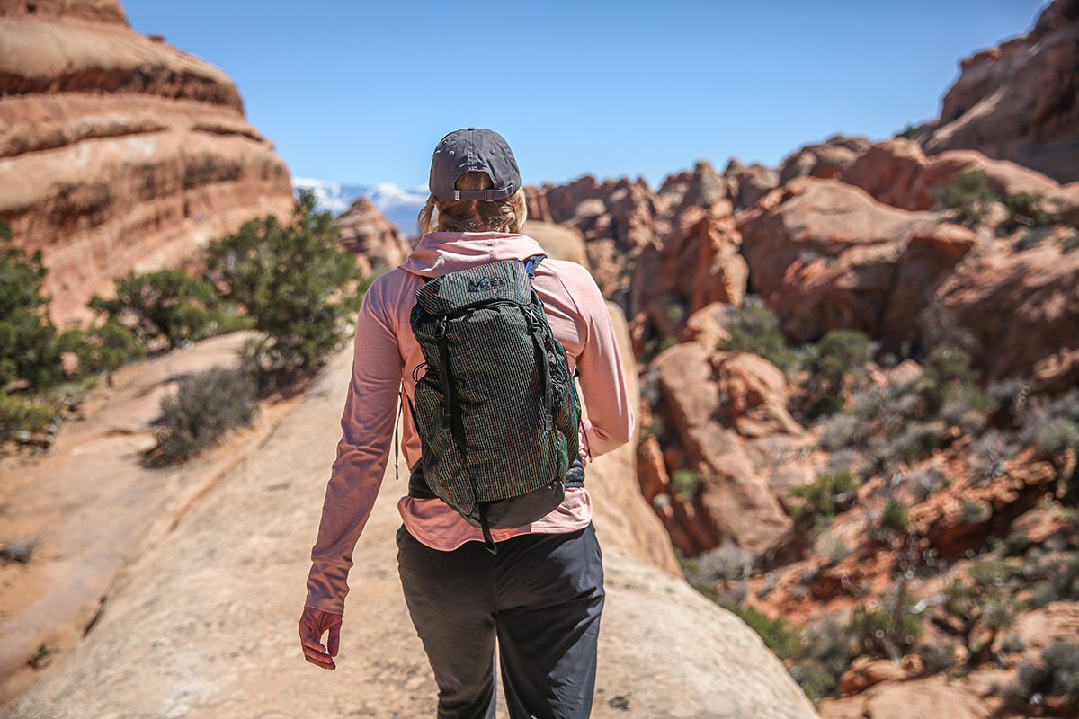 REI Co-op Flash 22 daypack (hiking in Moab)