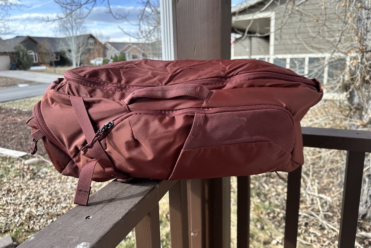 REI Co-op Ruckpack Review side outdoors