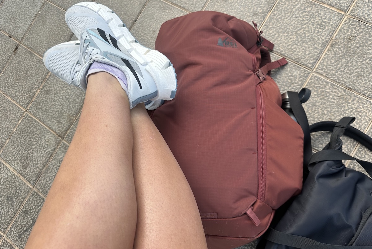 REI ruckpack 40 packed bag 